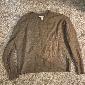 Brown sweater